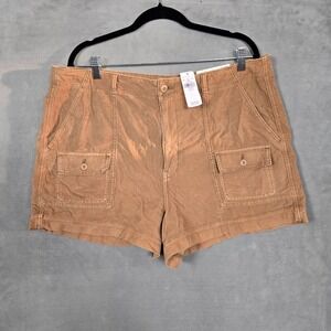 AE American Eagle Highest Rise 90's Boyfriend women Shorts plus size 18 corduroy